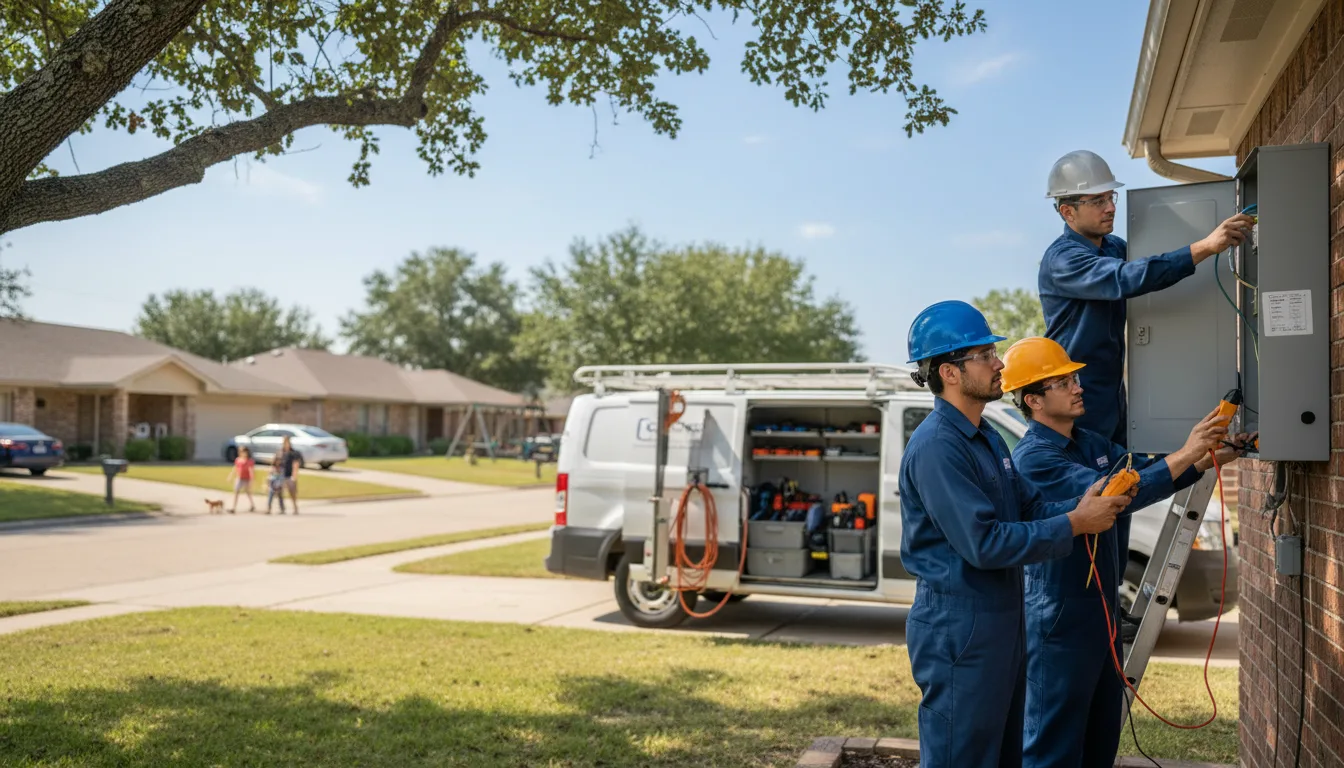 Certified electrician providing emergency electrical services in Canutillo, TX